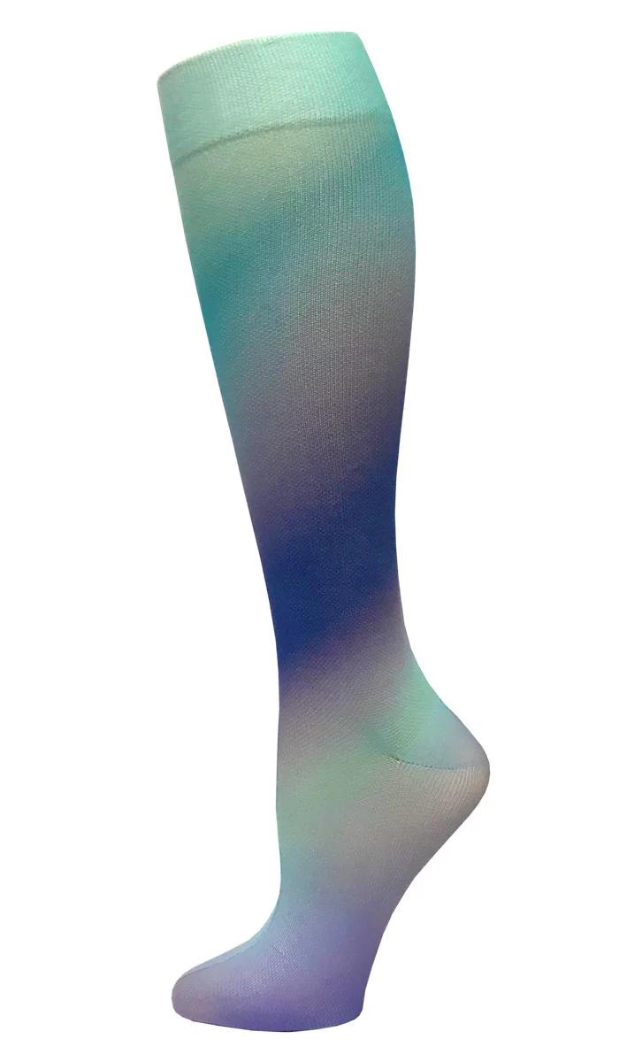 12"" Soft Comfort Compression Socks Northern Lights
