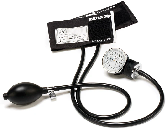 Aneroid Sphygmomanometer Infant Cuff with Carry Case