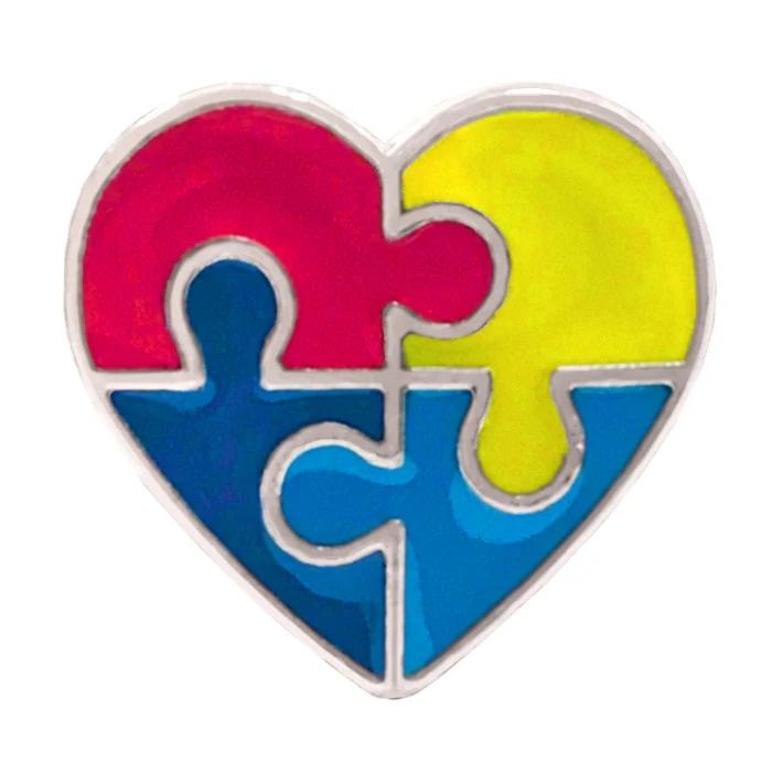 3D Stethoscope Jewelry - Autism Awareness - White Gold