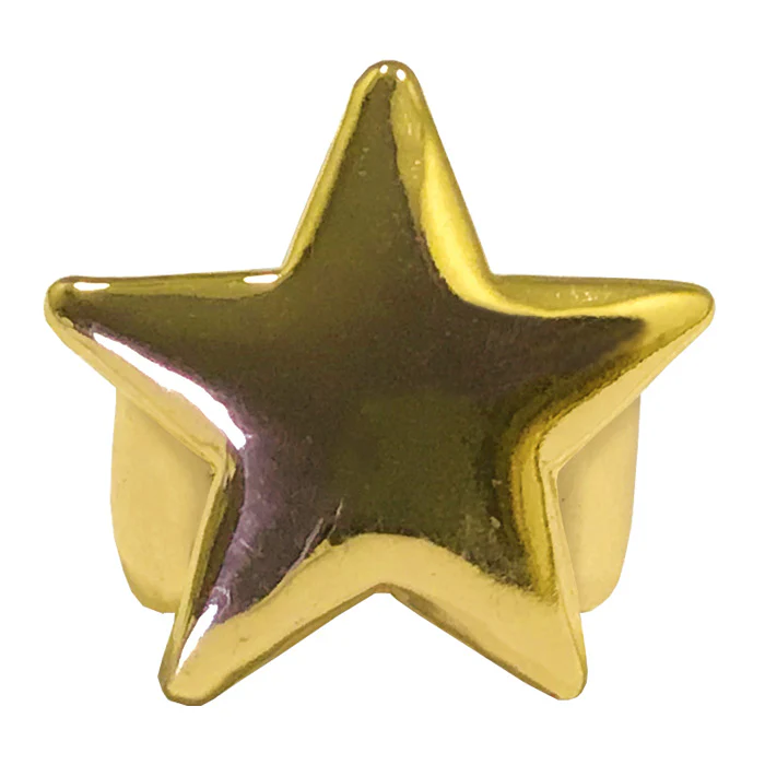 3D Stethoscope Jewelry - Star - Gold