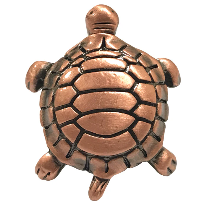 3D Stethoscope Jewelry - Turtle - Antique Copper