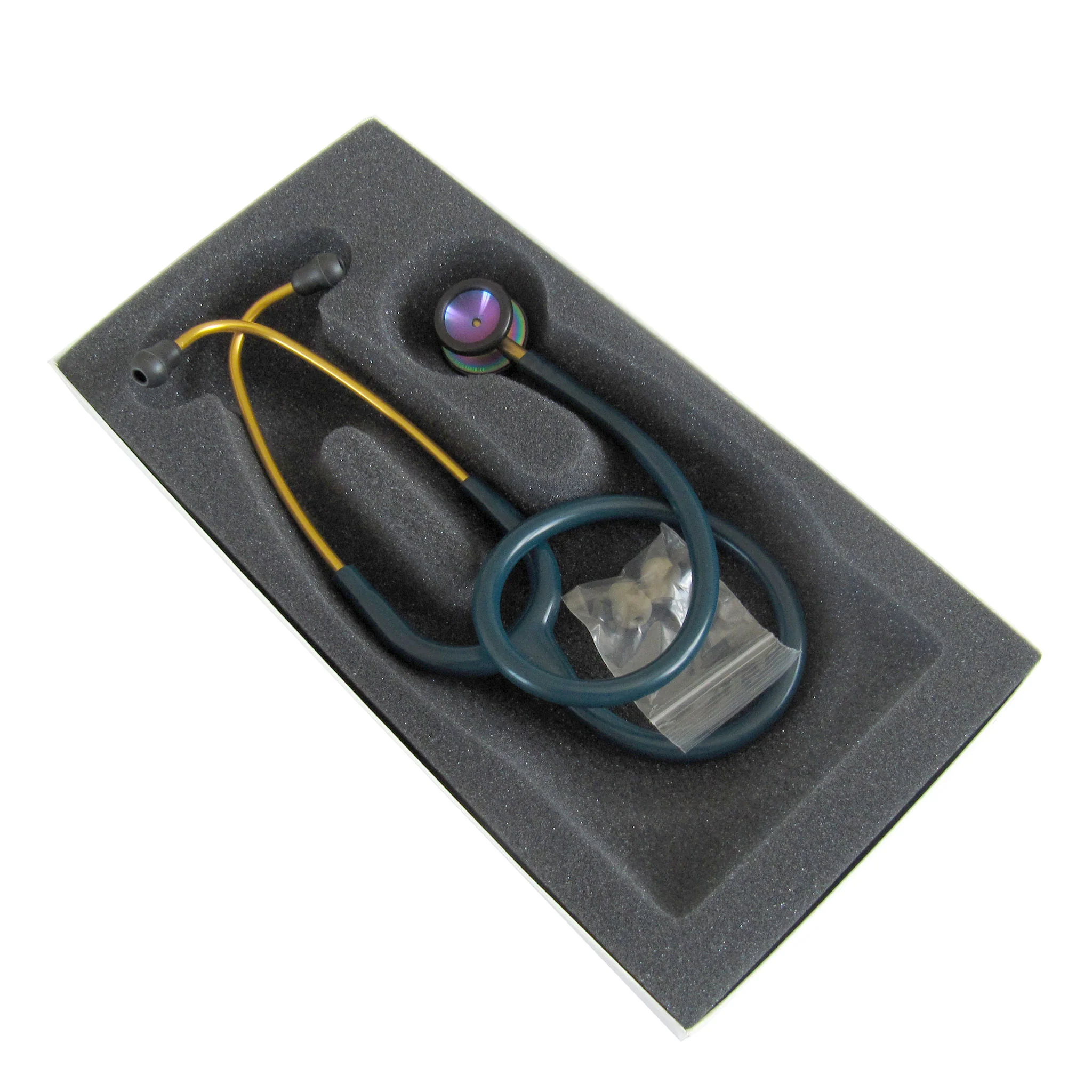 Littmann Classic II Pediatric Stethoscope: Rainbow Finish Caribbean Blue 2153 - Image 10
