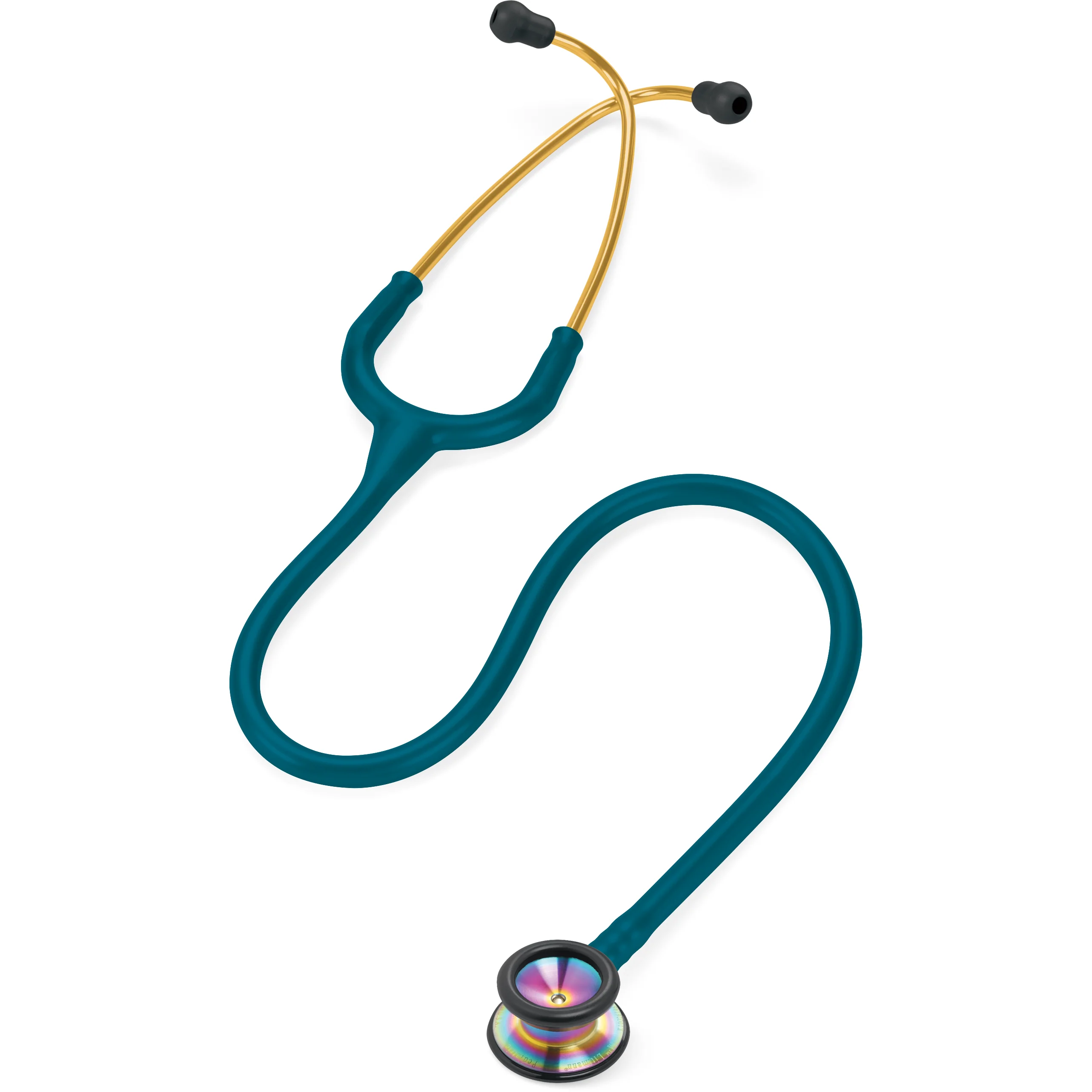 Littmann Classic II Pediatric Stethoscope: Rainbow Finish Caribbean Blue 2153 - Image 3