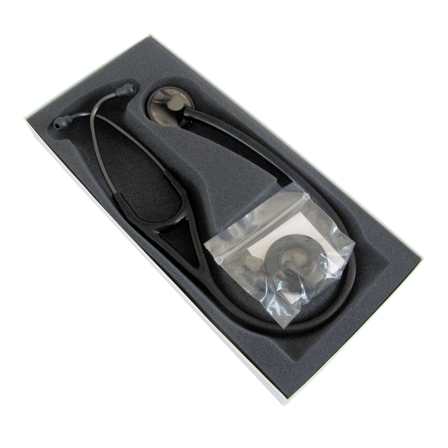 Littmann Master Cardiology Stethoscope: Black & Smoke Finish 2176 - Image 7