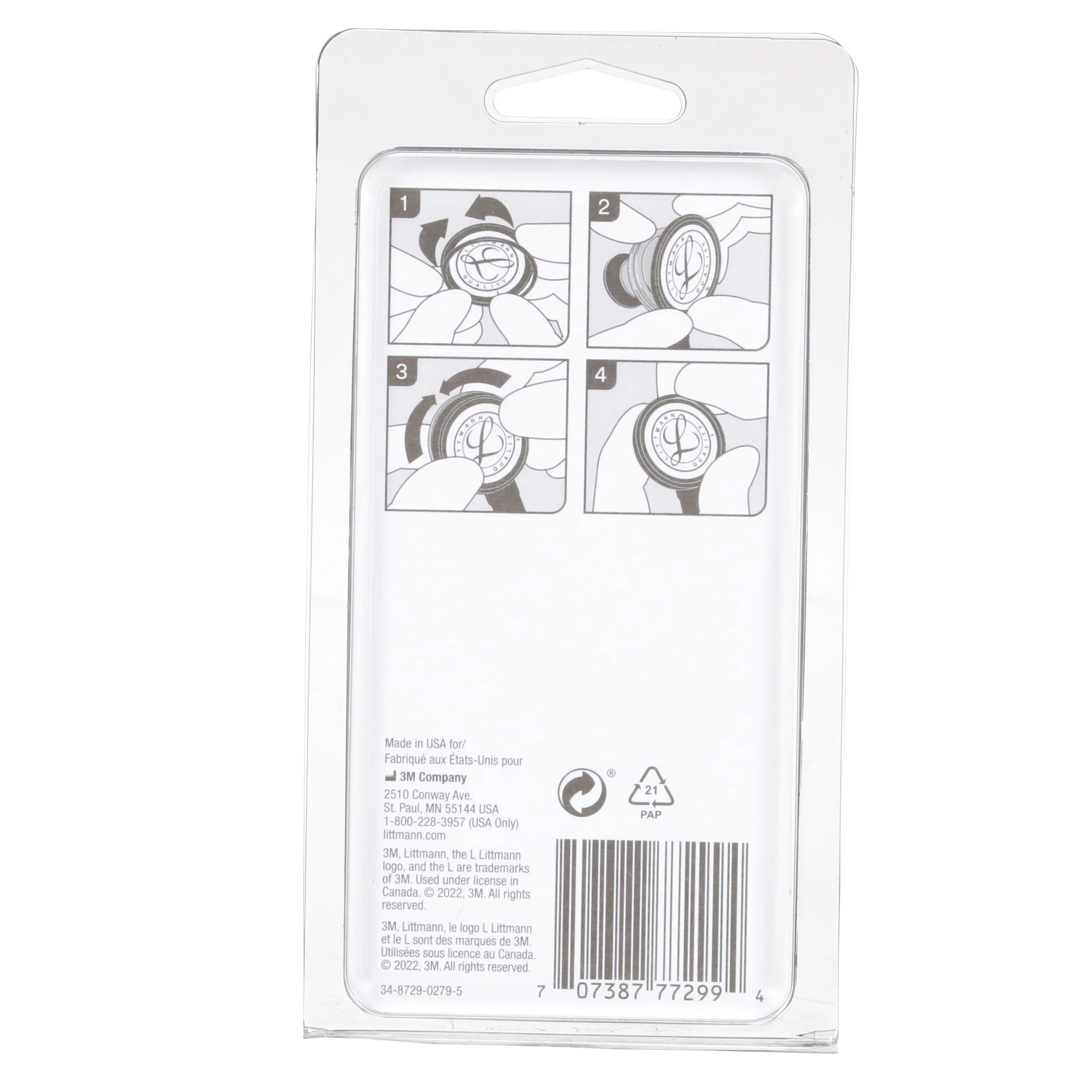 Littmann Stethoscope Spare Parts Kit - Classic II Pediatric Diaphragm Assembly - Image 4