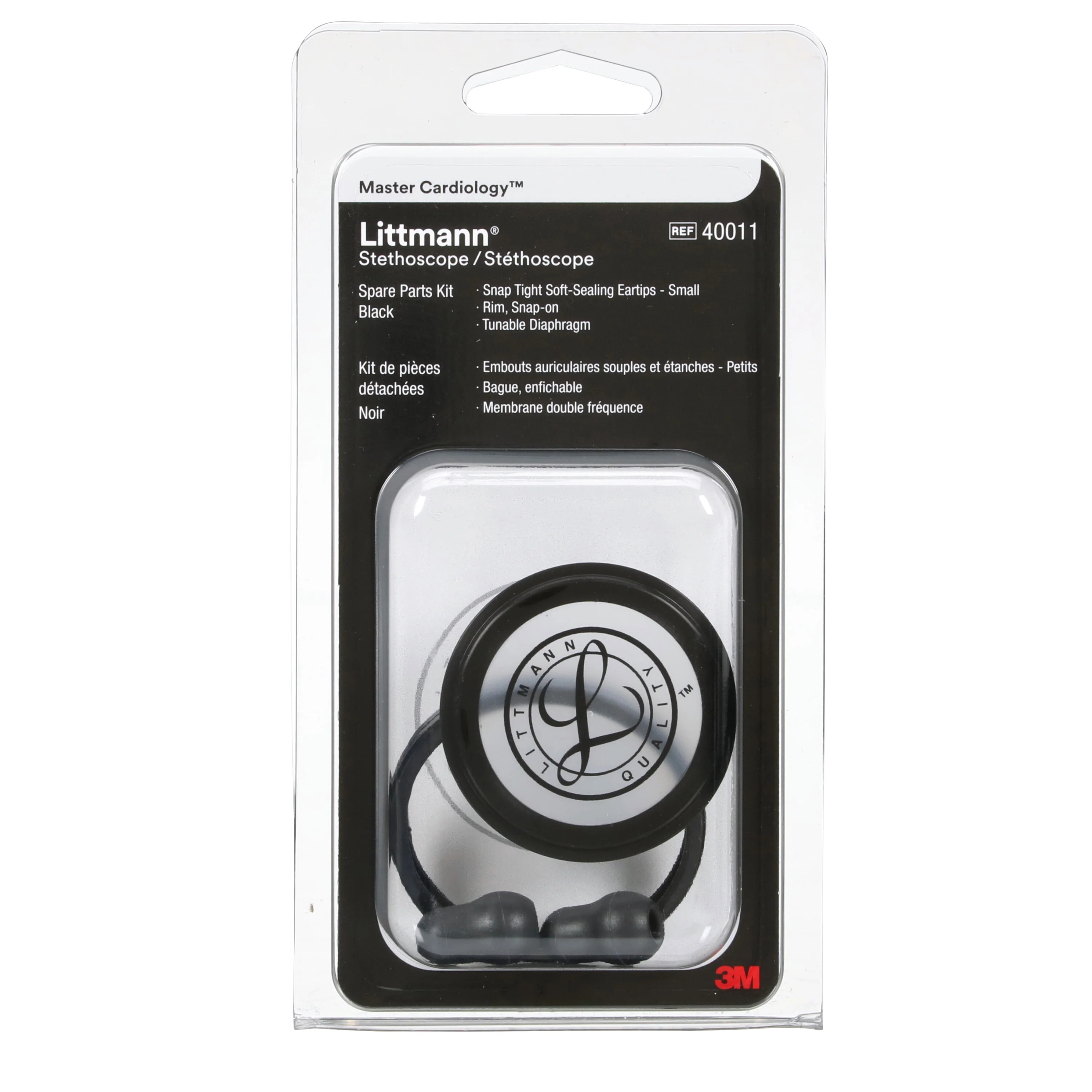 Littmann Stethoscope Spare Parts Kit - Master Cardiology - Black - Image 2