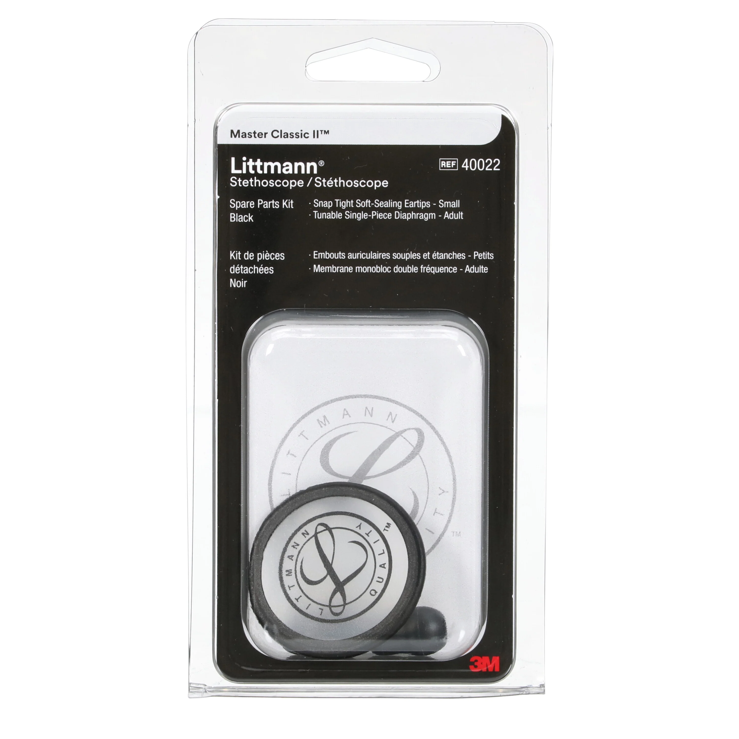 Littmann Stethoscope Spare Parts Kit - Master Classic - Black - Image 2
