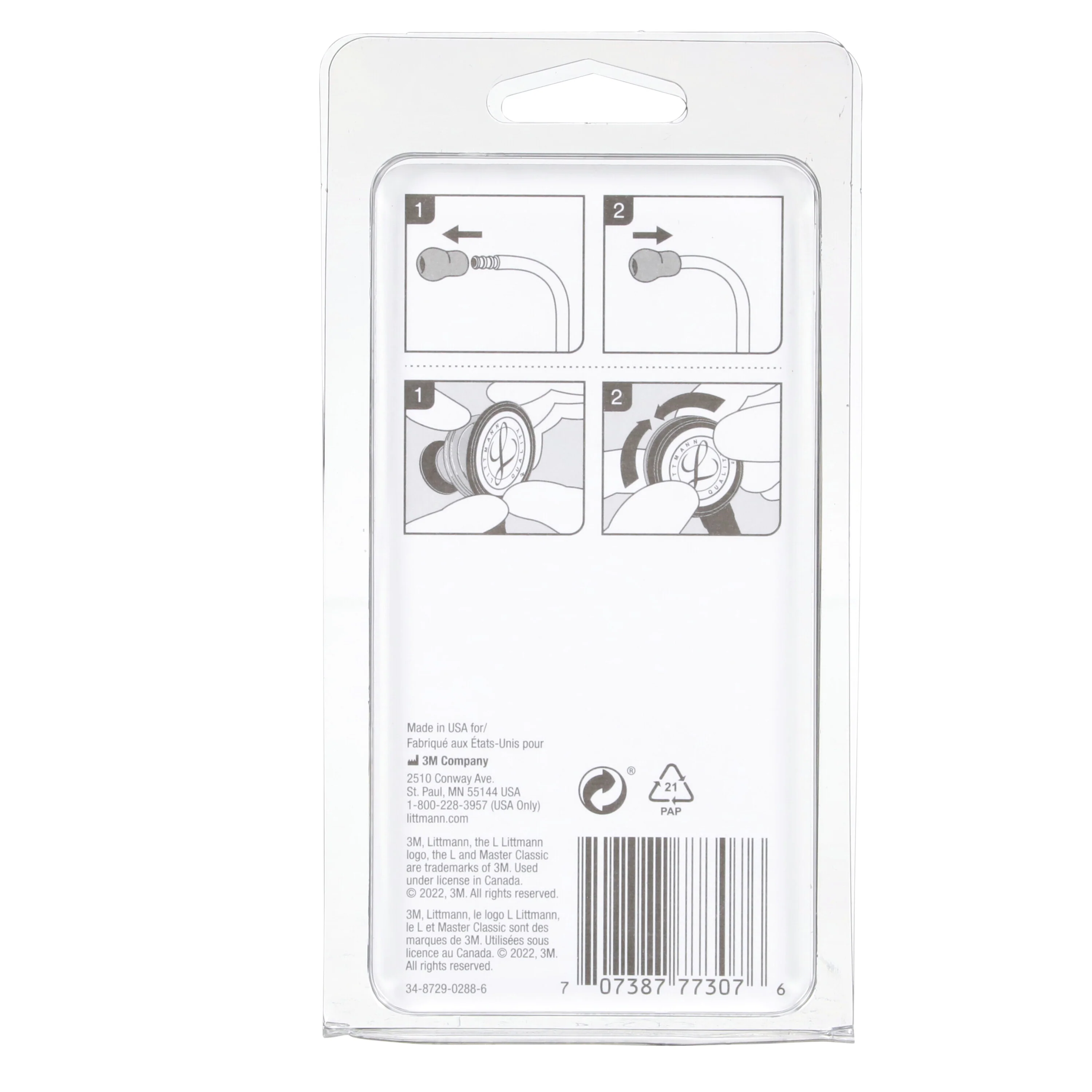 Littmann Stethoscope Spare Parts Kit - Master Classic - Black - Image 4
