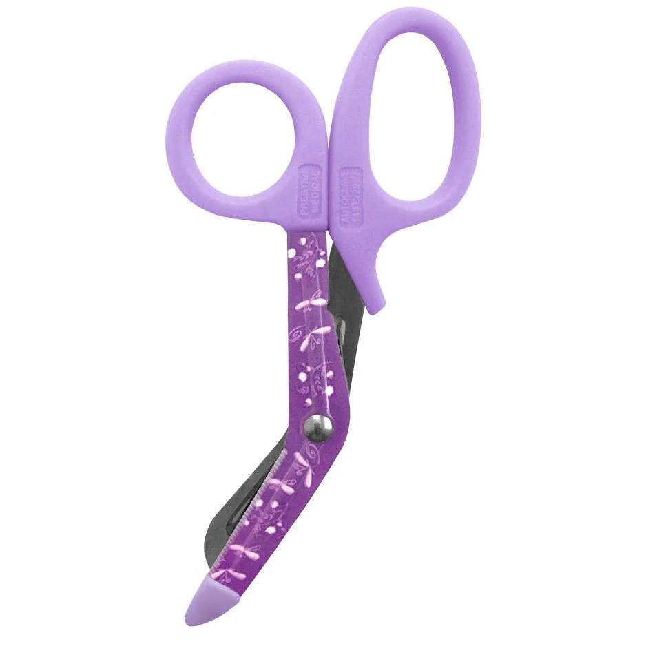 5.5" StyleMate Utility Scissor - Dragonflies Purple