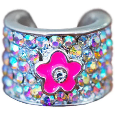 CharMED Crystal Stethoscope Charms -Flower