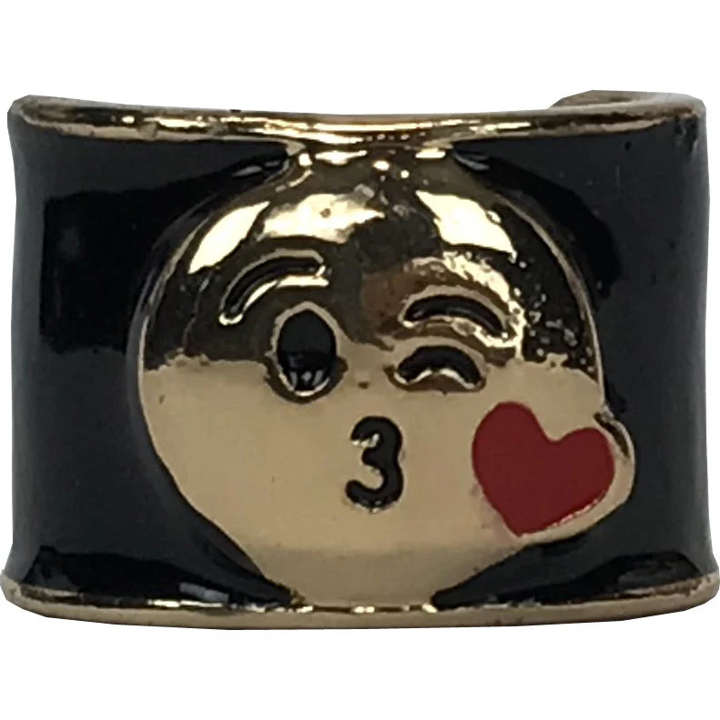 CharMED Crystal Stethoscope Charms Kissing Face