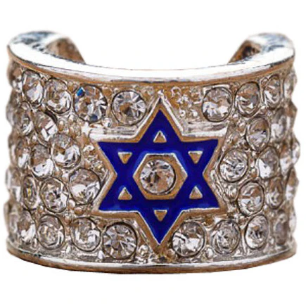 CharMED Crystal Stethoscope Charms Star of David