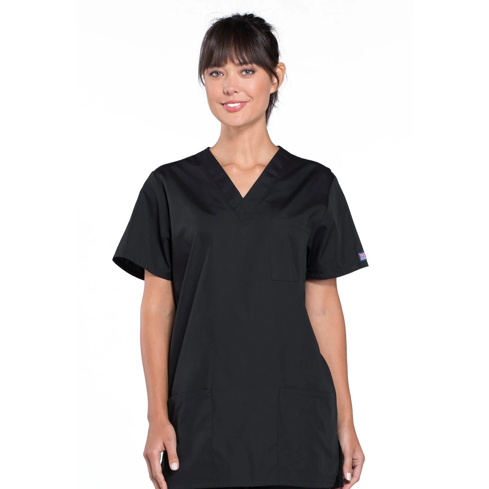 Cherokee WorkWear Unisex V-Neck Scrub Top - Image 17
