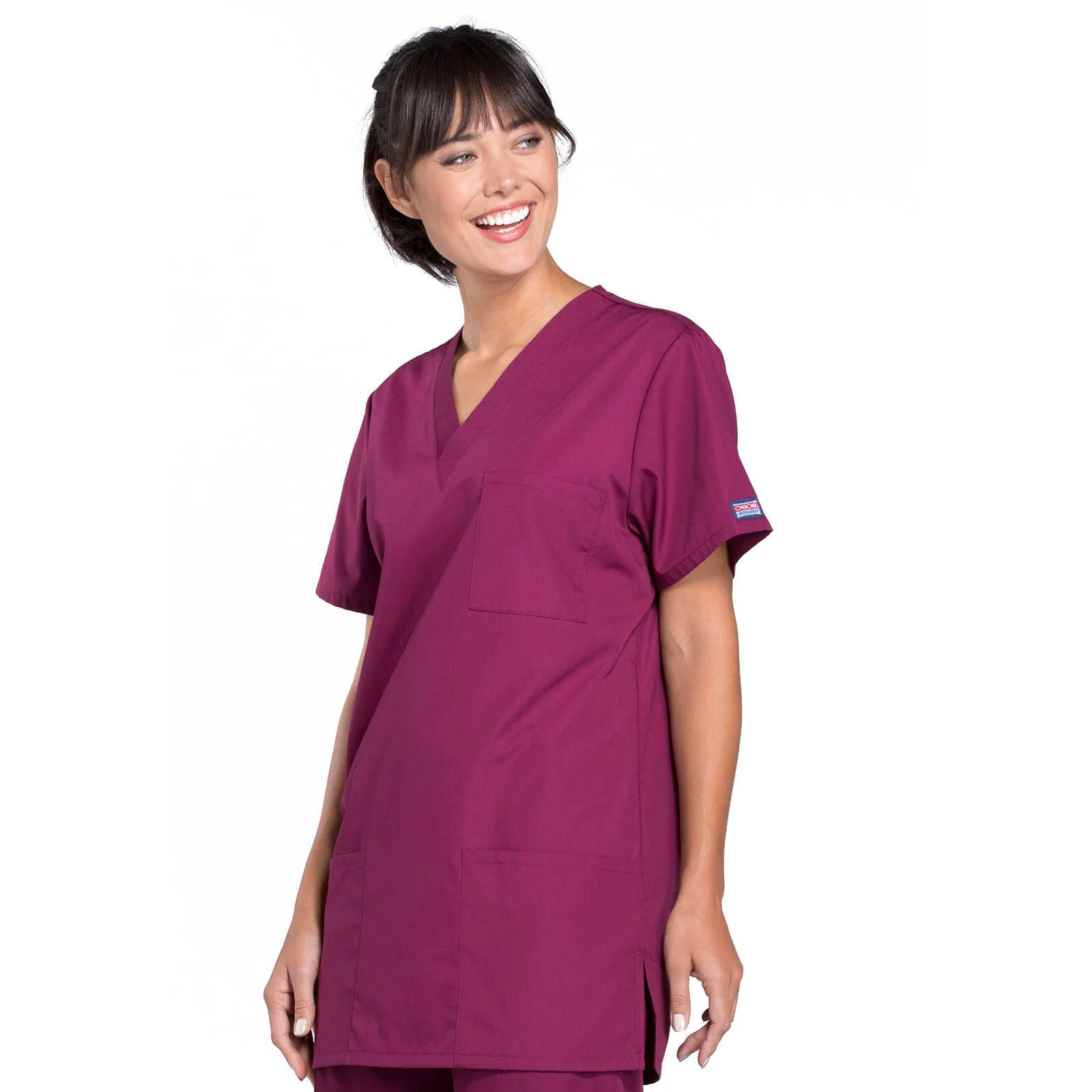 Cherokee WorkWear Unisex V-Neck Scrub Top - Image 19