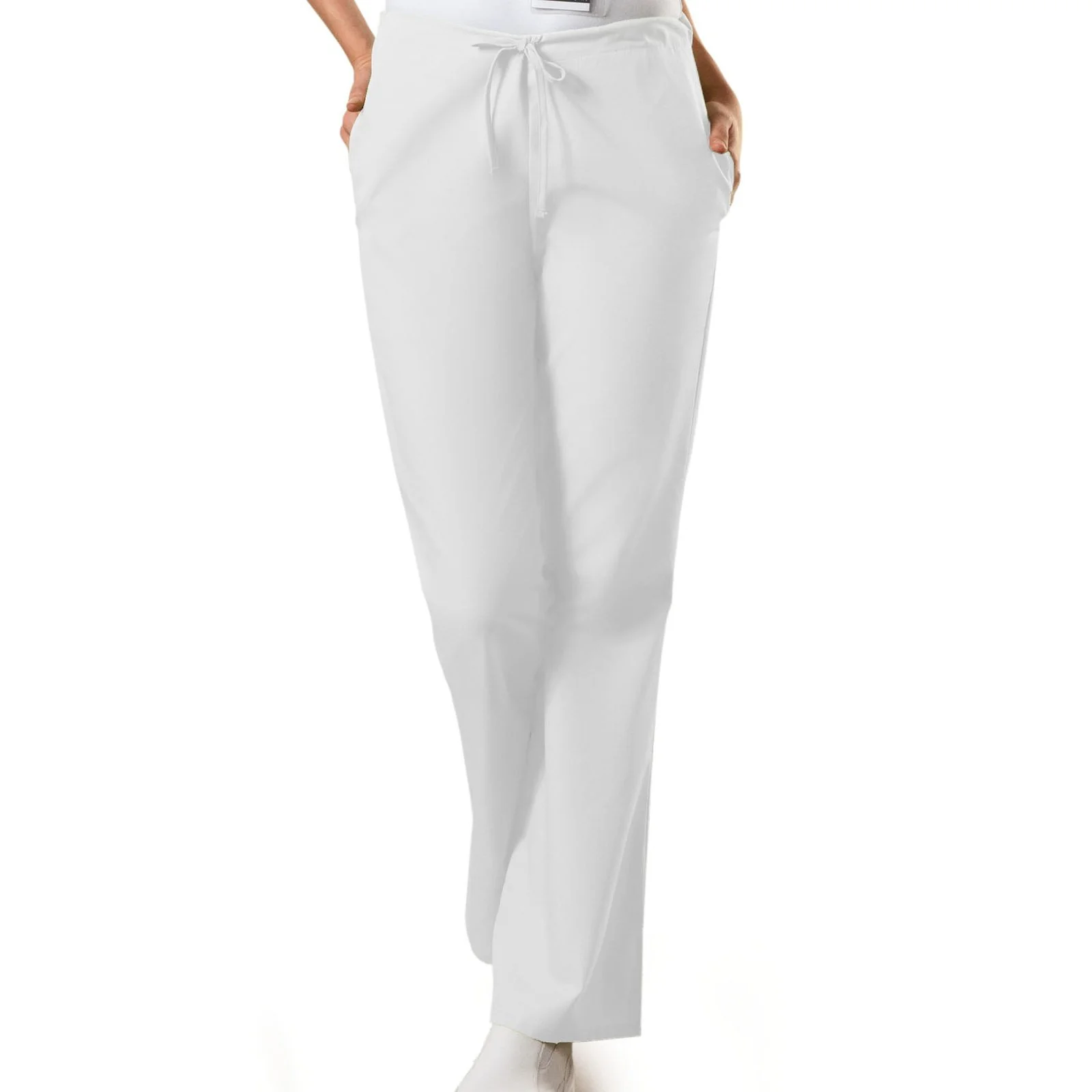 Cherokee WorkWear Women's Flare Leg Drawstring Scrub Pant - Petite - Image 10
