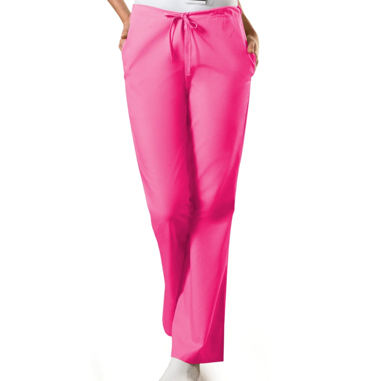 Cherokee WorkWear Women's Flare Leg Drawstring Scrub Pant - Petite - Image 11