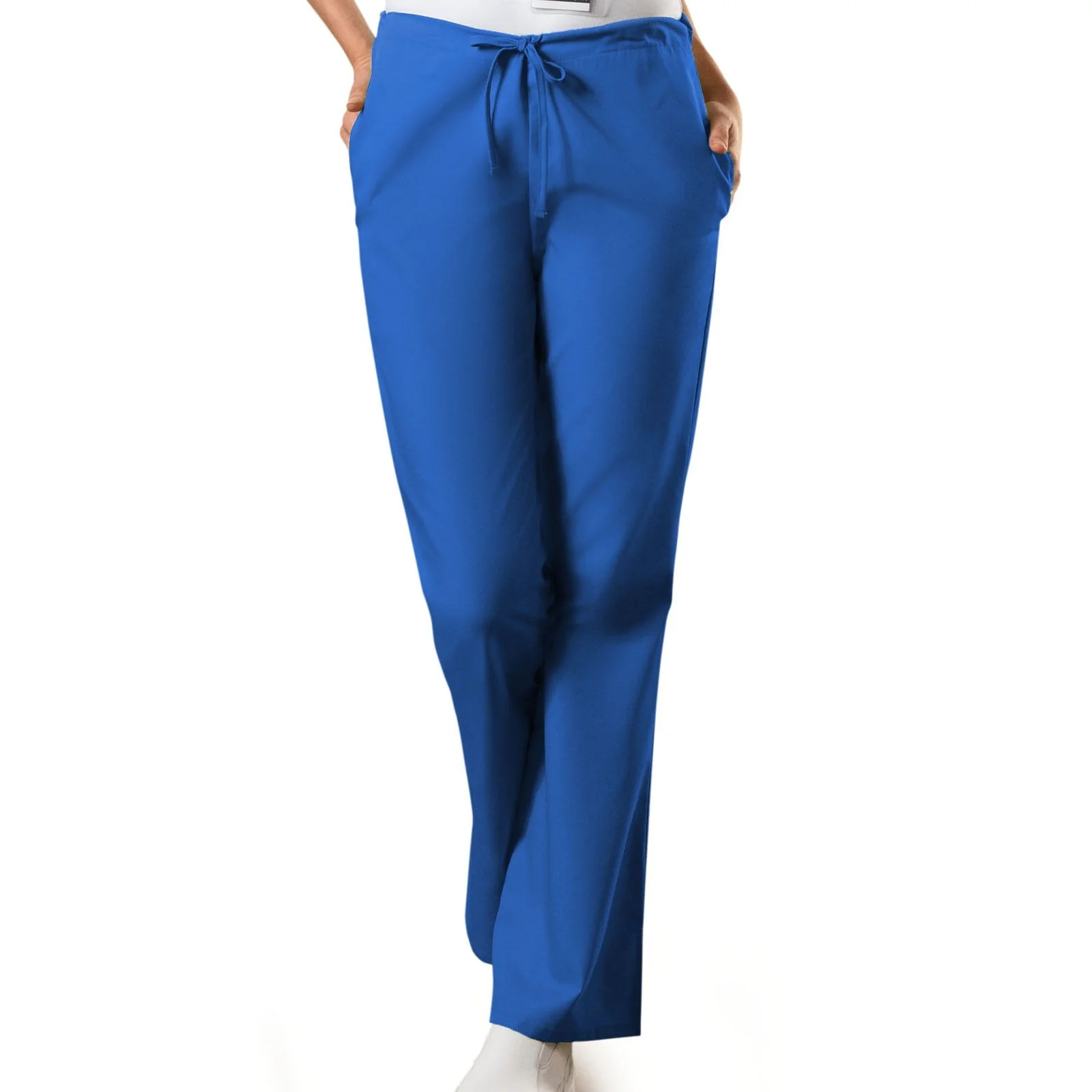 Cherokee WorkWear Women's Flare Leg Drawstring Scrub Pant - Petite - Image 16