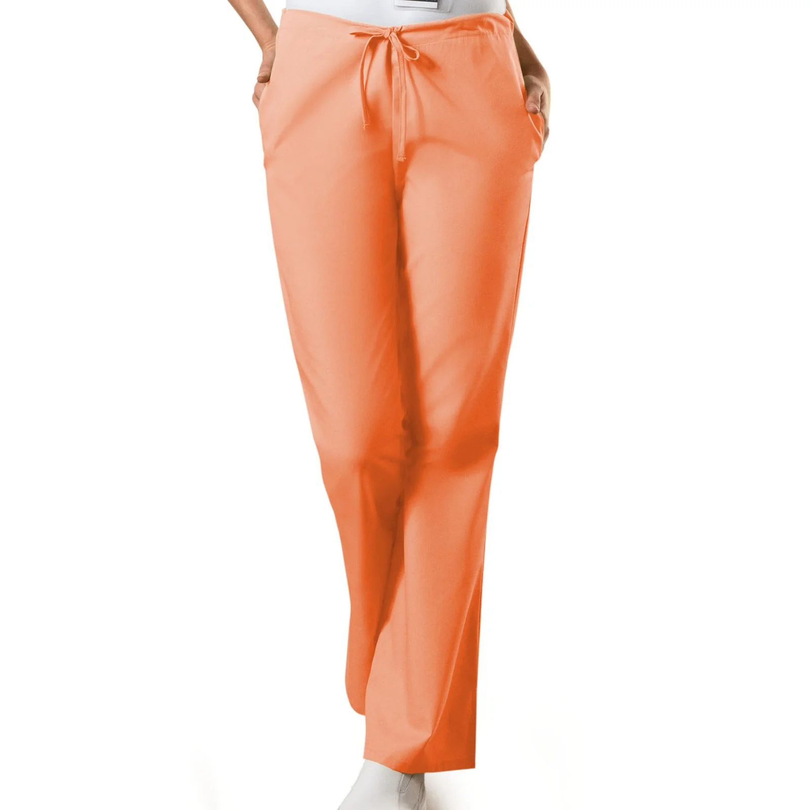 Cherokee WorkWear Women's Flare Leg Drawstring Scrub Pant - Petite - Image 3