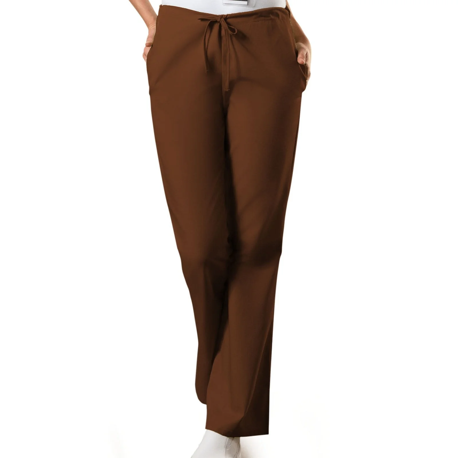 Cherokee WorkWear Women's Flare Leg Drawstring Scrub Pant - Petite - Image 8