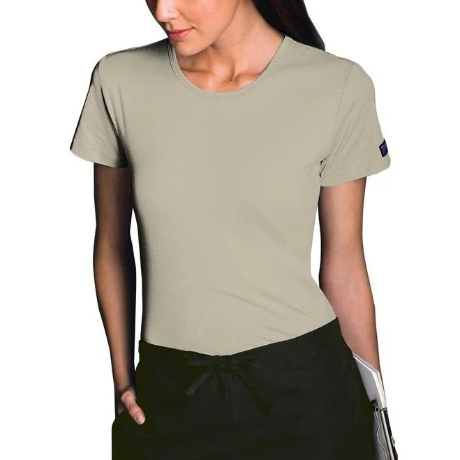 Cherokee WorkWear Women's Round Neck Short Sleeve Tee - Image 26