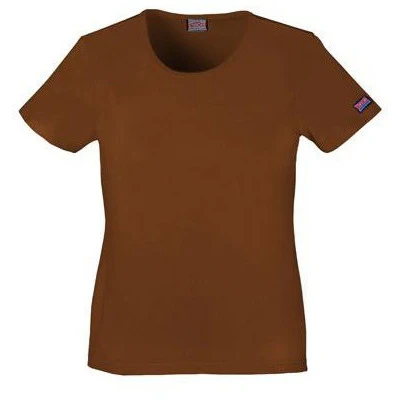 Cherokee WorkWear Women's Round Neck Short Sleeve Tee - Image 5
