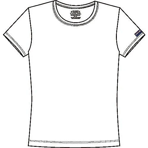 Cherokee WorkWear Women's Round Neck Short Sleeve Tee - Image 87