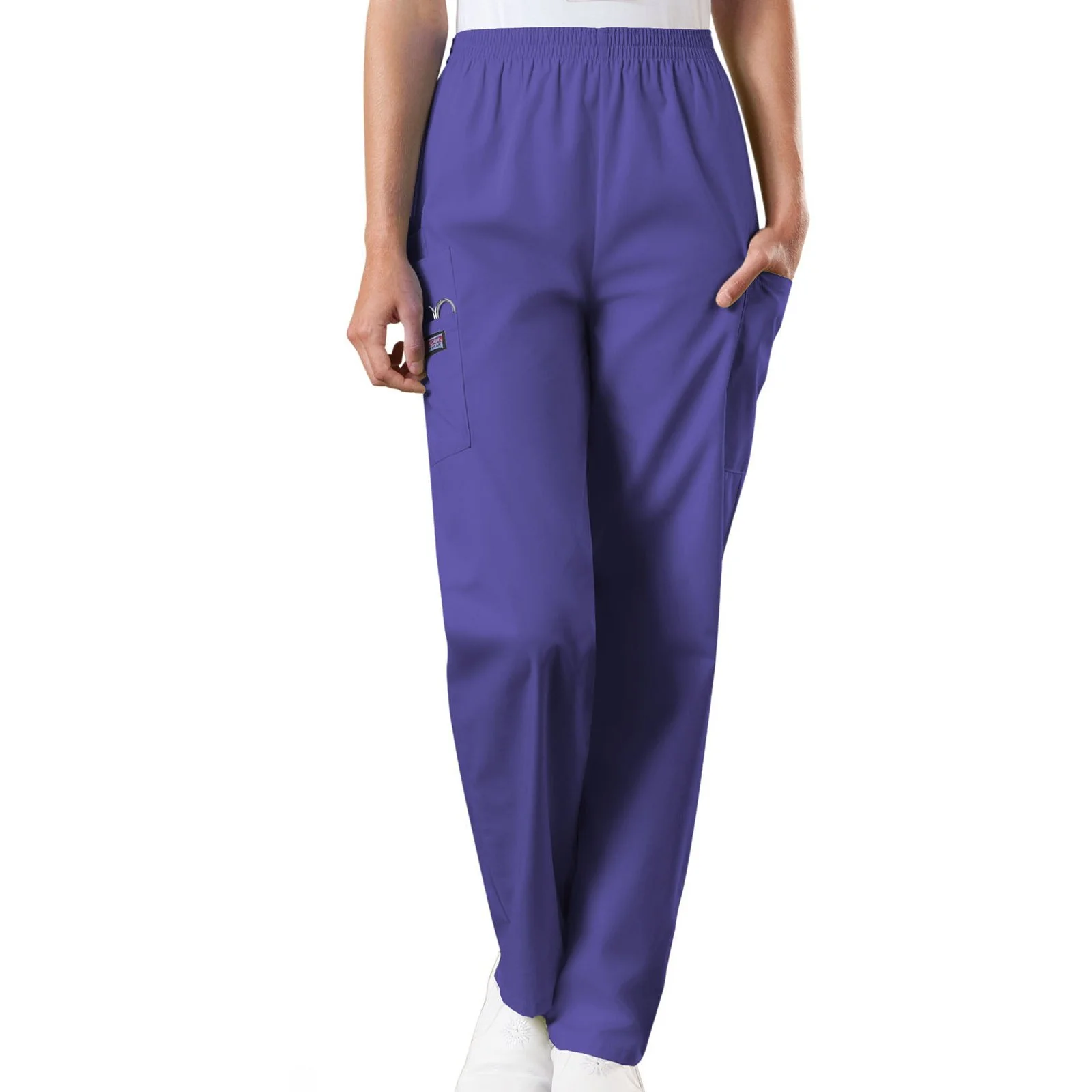 Cherokee WorkWear Women's Elastic Waist Scrub Pant - Tall - Image 12