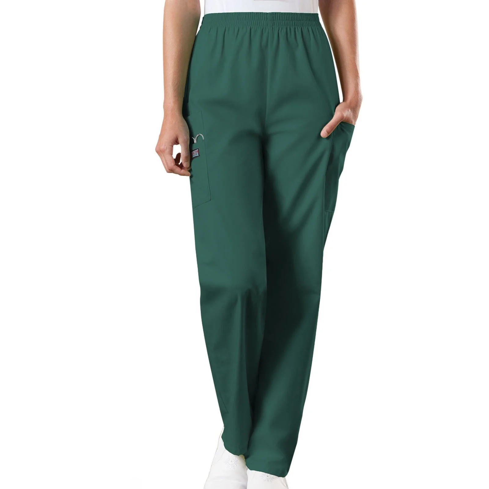 Cherokee WorkWear Women's Elastic Waist Scrub Pant - Tall - Image 16