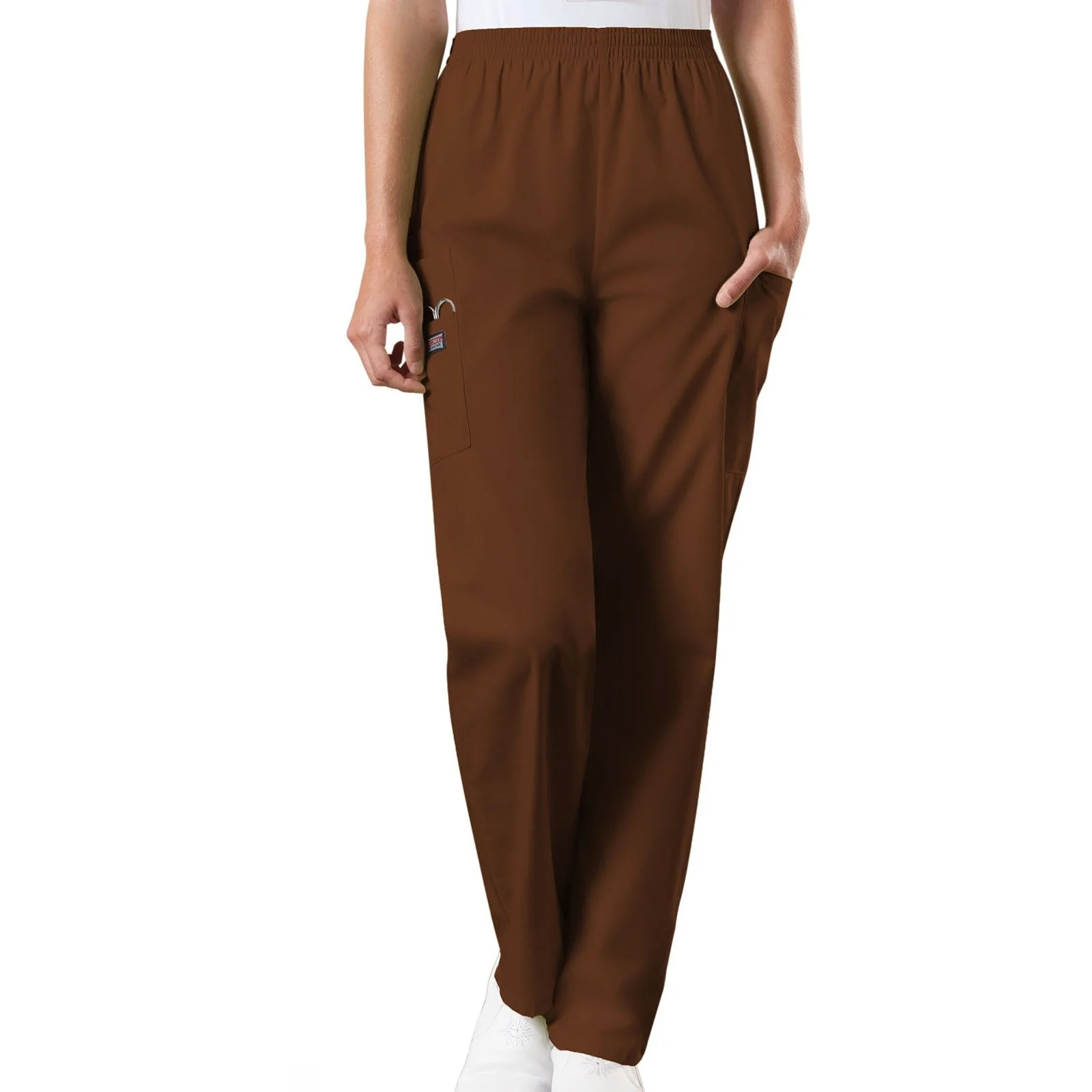Cherokee WorkWear Women's Elastic Waist Scrub Pant - Tall - Image 9