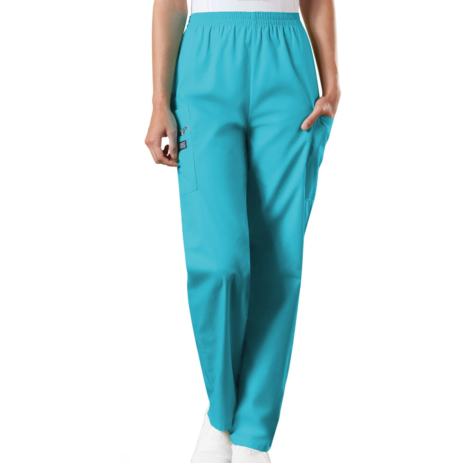 Cherokee WorkWear Women's Elastic Waist Scrub Pant - Image 11