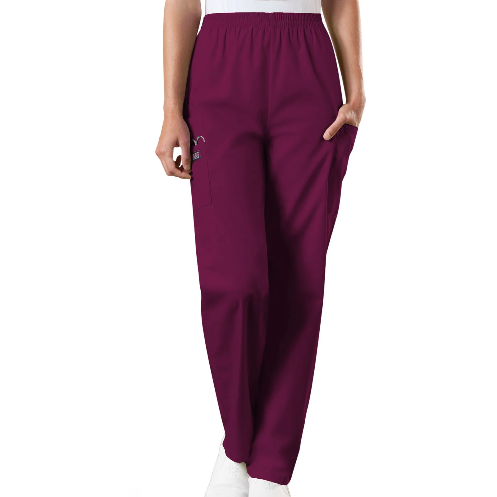 Cherokee WorkWear Women's Elastic Waist Scrub Pant - Image 13