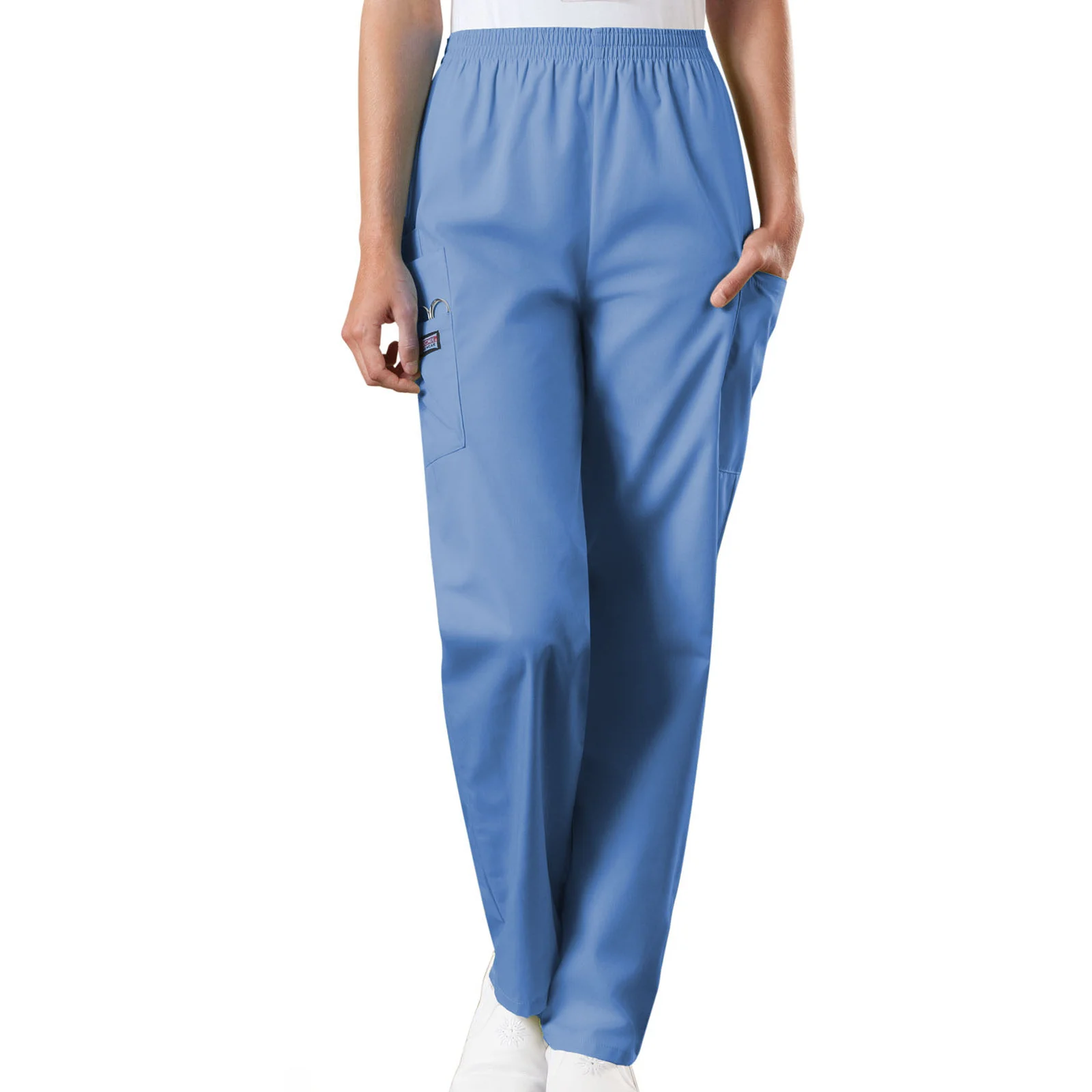 Cherokee WorkWear Women's Elastic Waist Scrub Pant - Image 14