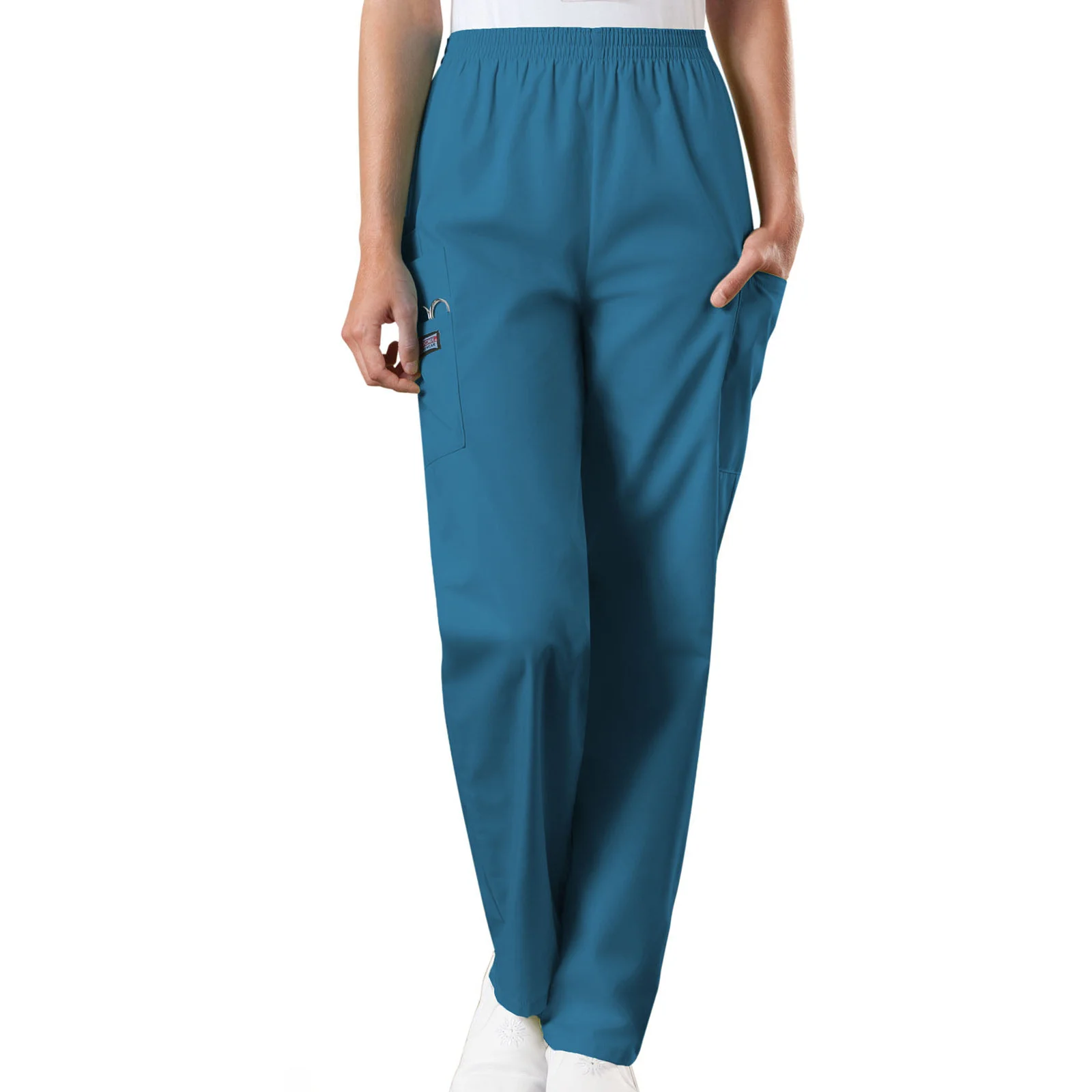 Cherokee WorkWear Women's Elastic Waist Scrub Pant - Image 2