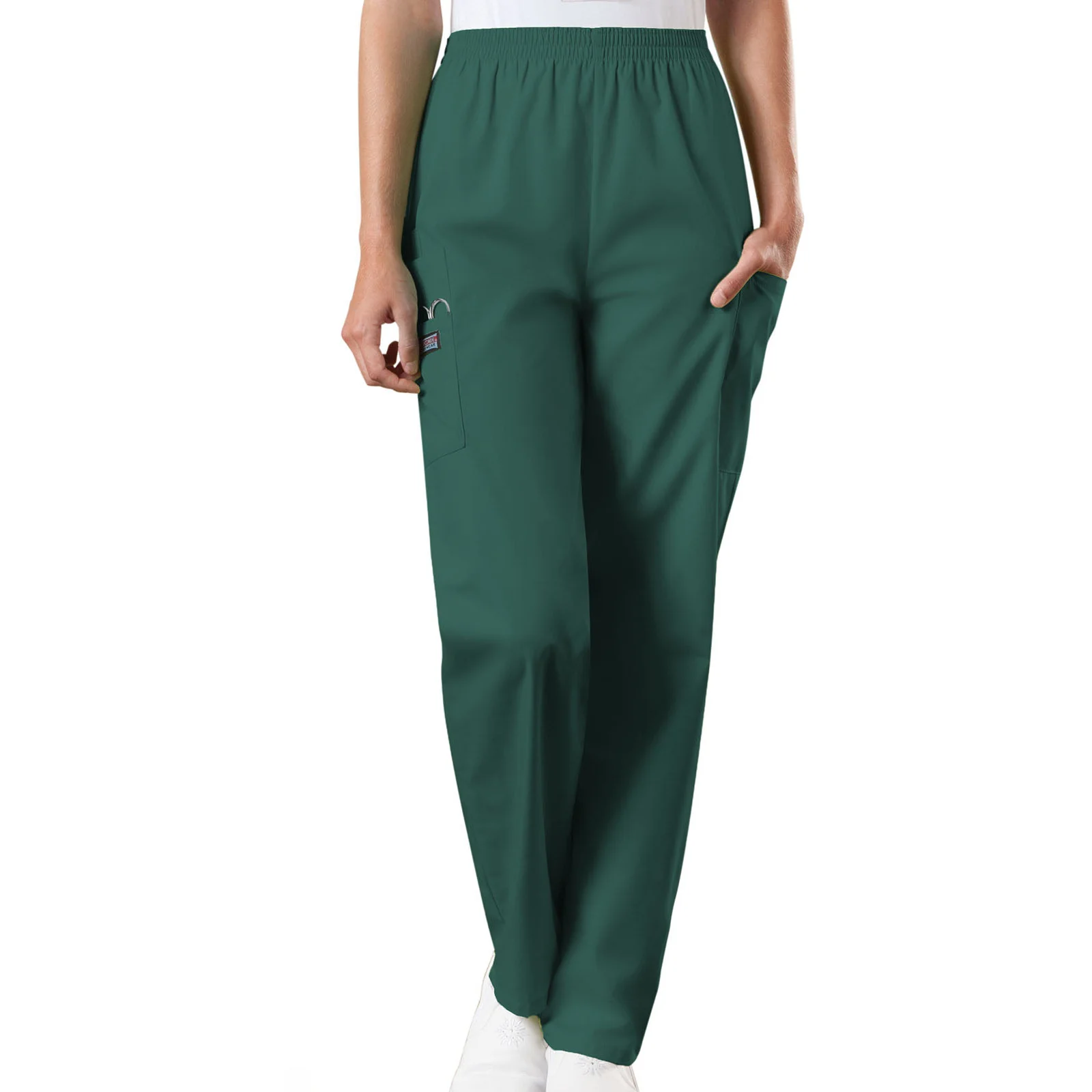 Cherokee WorkWear Women's Elastic Waist Scrub Pant - Image 5