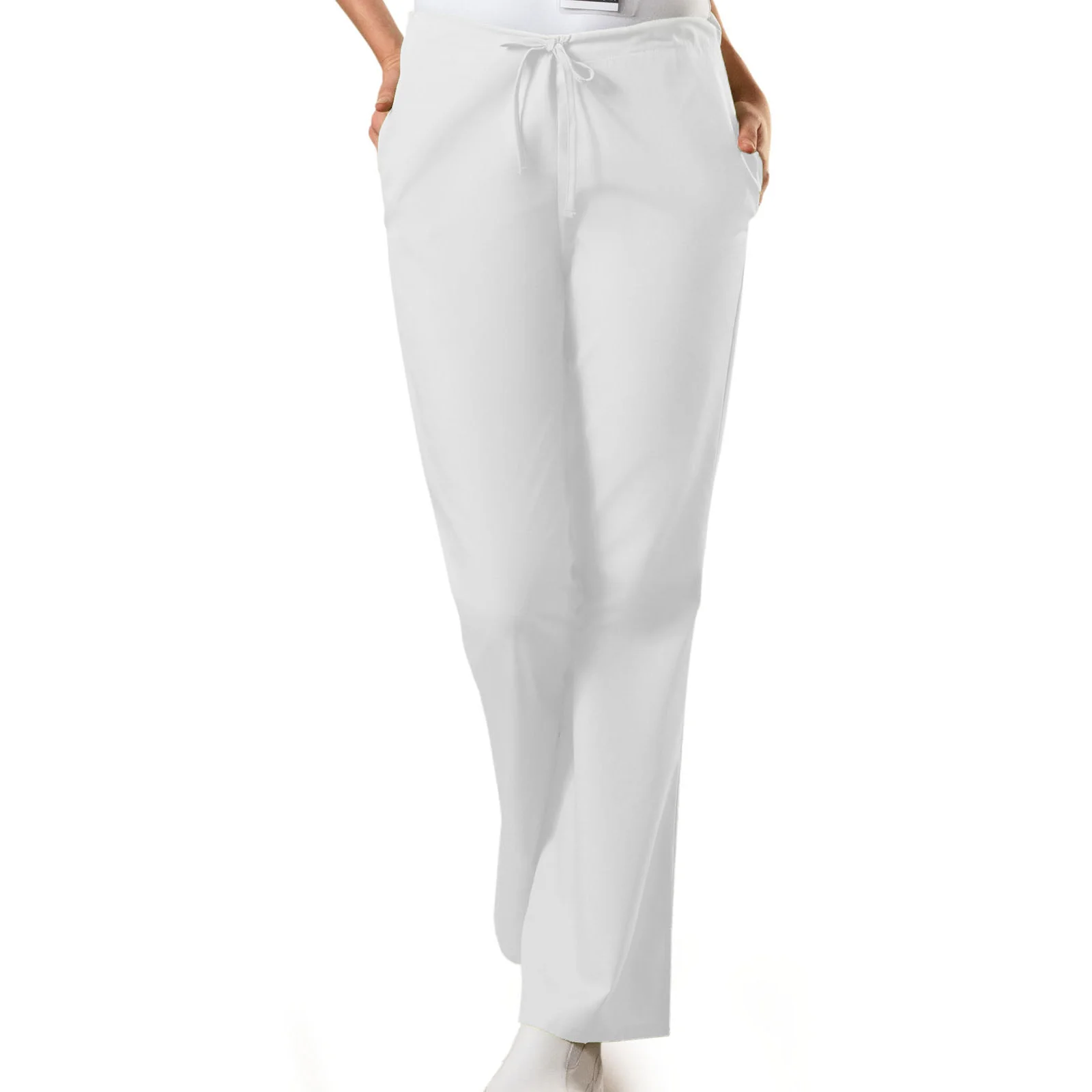 Cherokee WorkWear Women's Flare Leg Drawstring Scrub Pant - Image 11