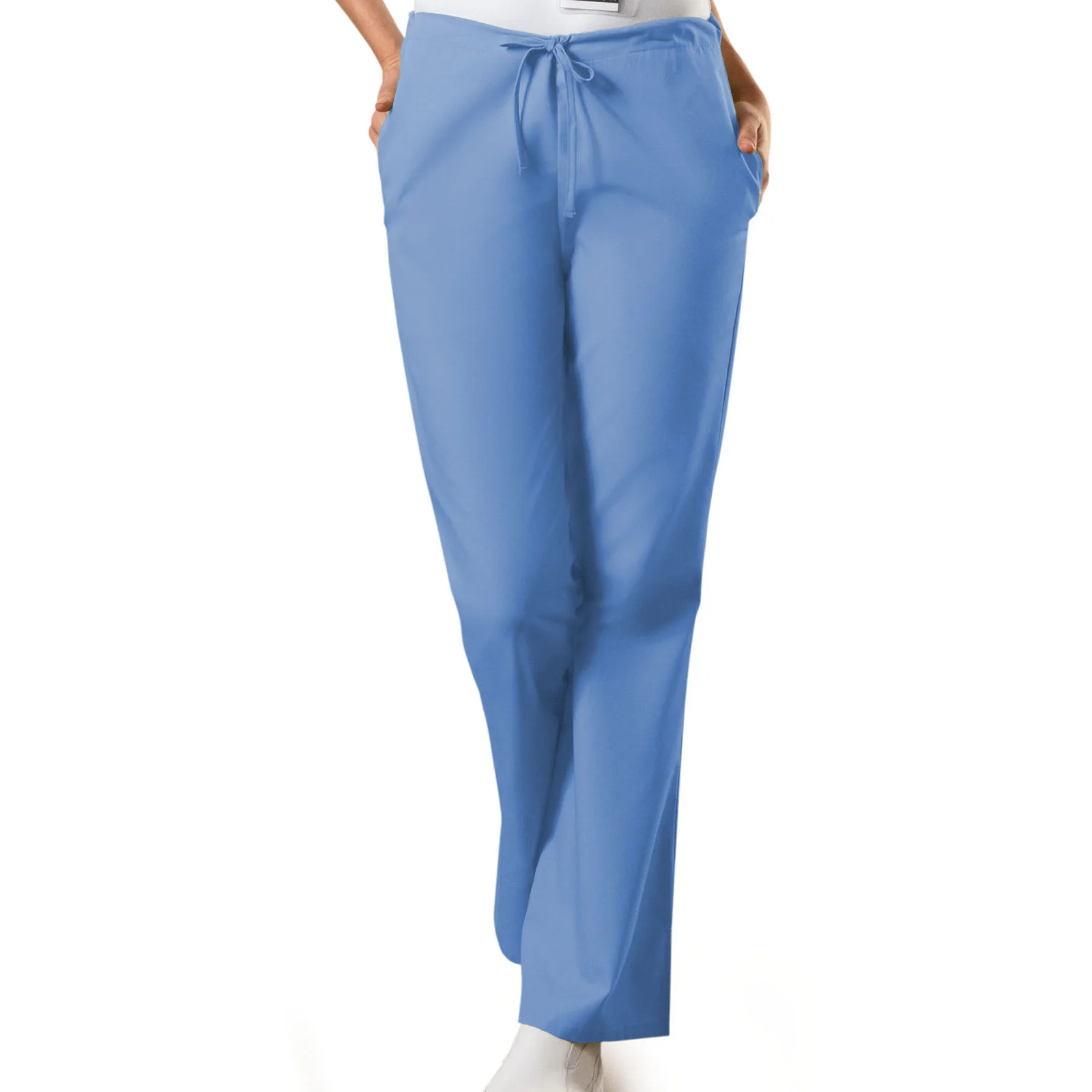 Cherokee WorkWear Women's Flare Leg Drawstring Scrub Pant - Image 13