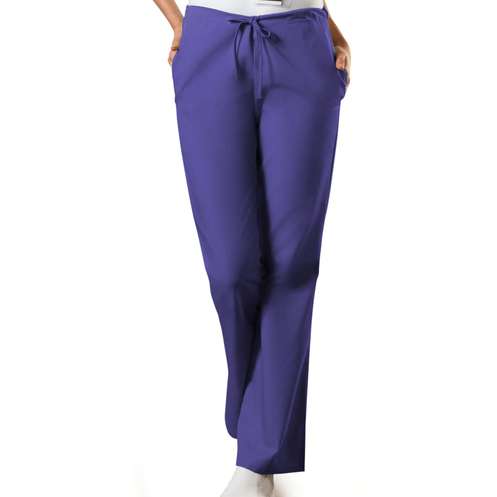 Cherokee WorkWear Women's Flare Leg Drawstring Scrub Pant - Image 4
