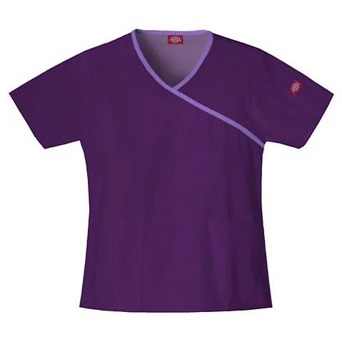 Dickies EDS Women's Mock Wrap Scrub Top - Image 8
