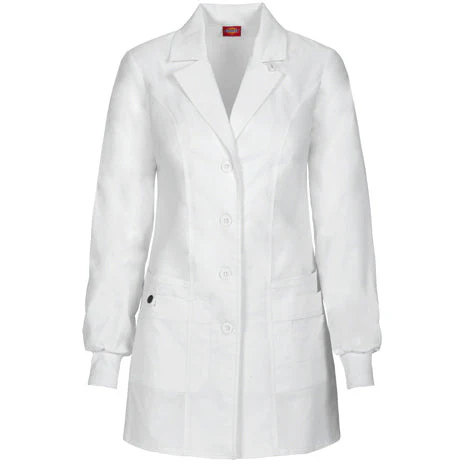 Dickies Junior Fit White Lab Coat - Length: 32" - Image 4