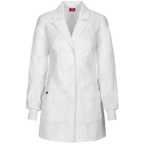 Dickies Junior Fit White Lab Coat - Length: 32" - Image 5
