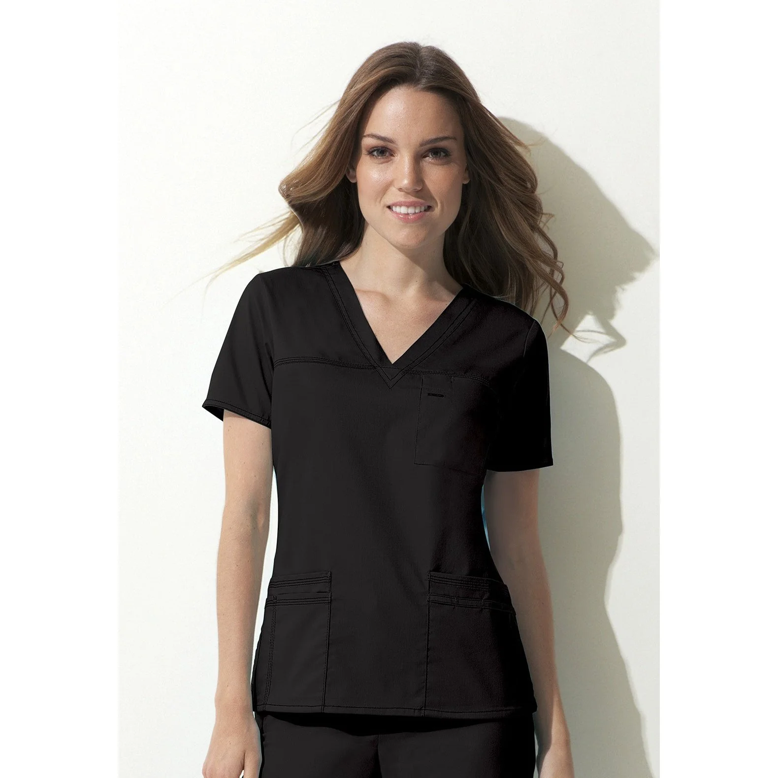 Dickies Women's Utility Gen Flex V-Neck Scrub Top - Image 5