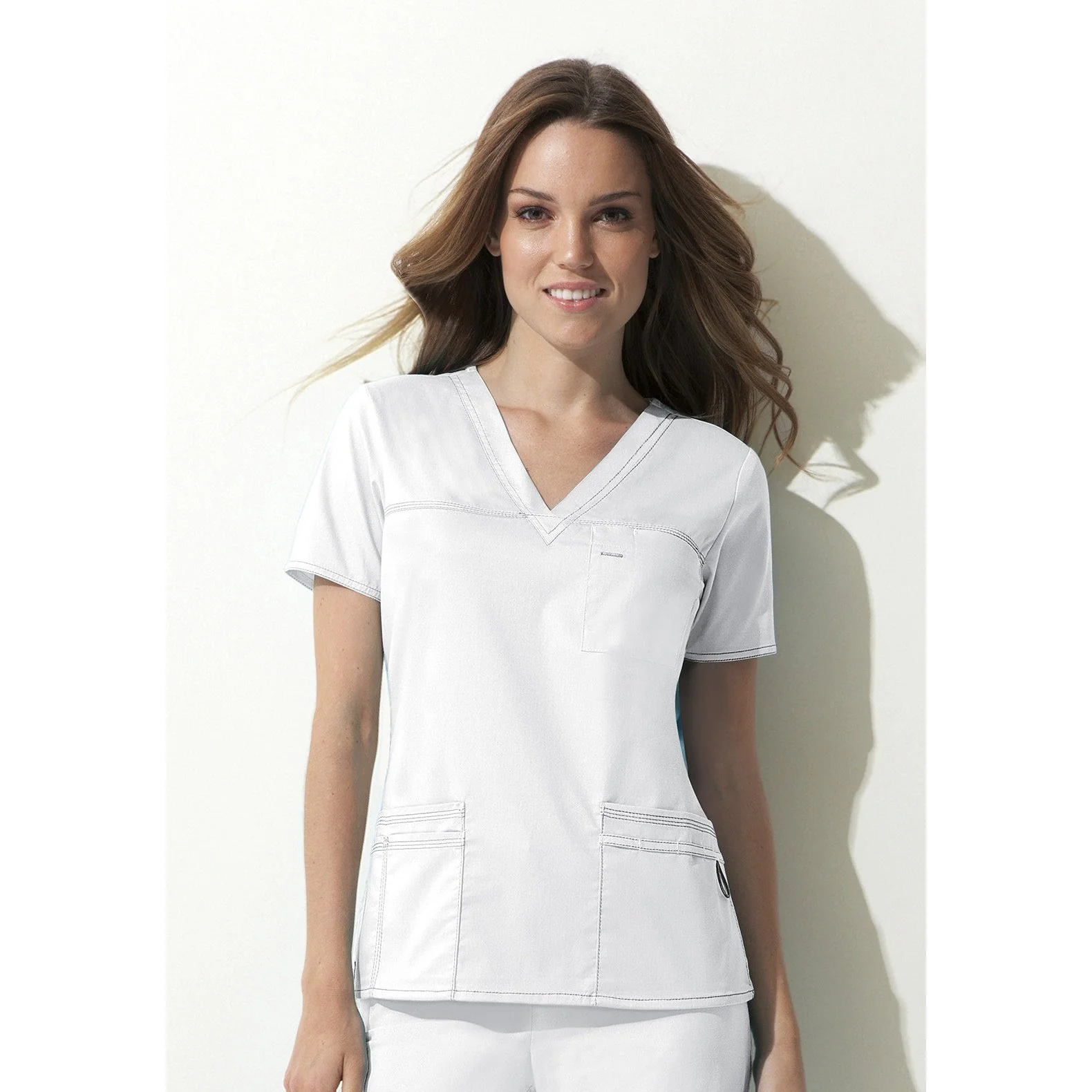 Dickies Women's Utility Gen Flex V-Neck Scrub Top - Image 6