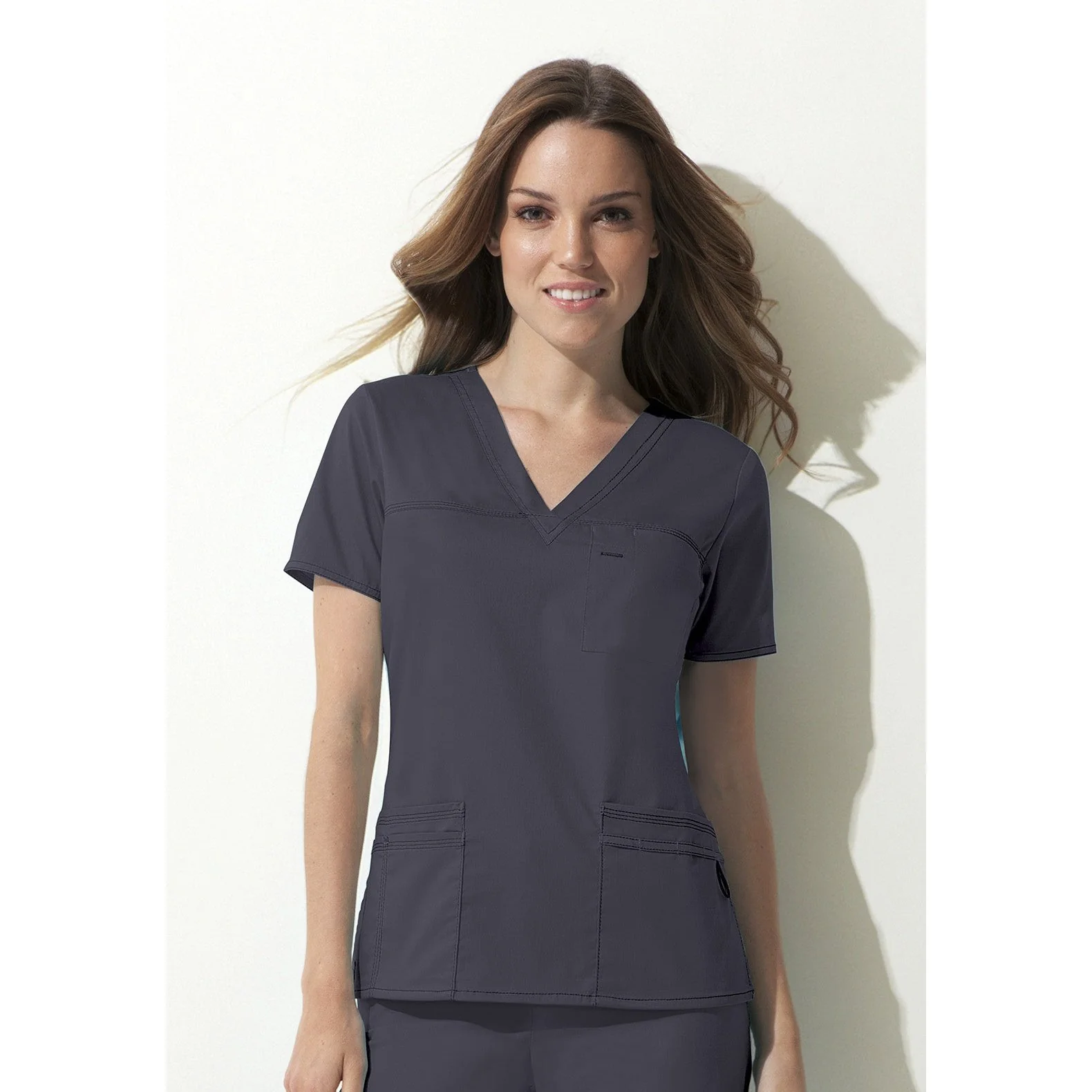 Dickies Women's Utility Gen Flex V-Neck Scrub Top - Image 7