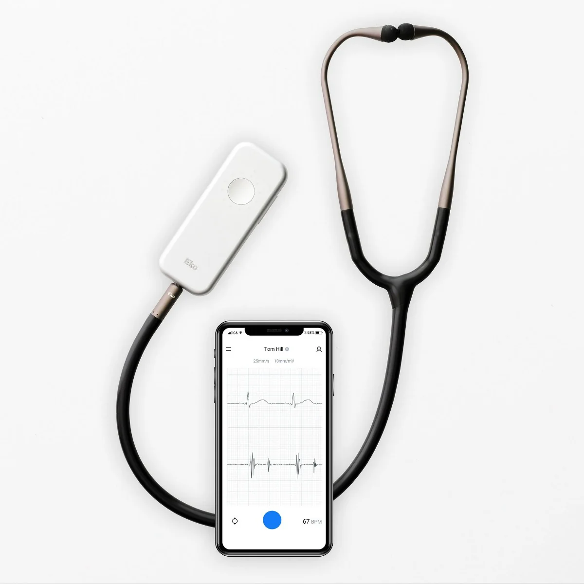 Eko DUO Portable ECG + Digital Electronic Stethoscope [Bluetooth] - Image 2