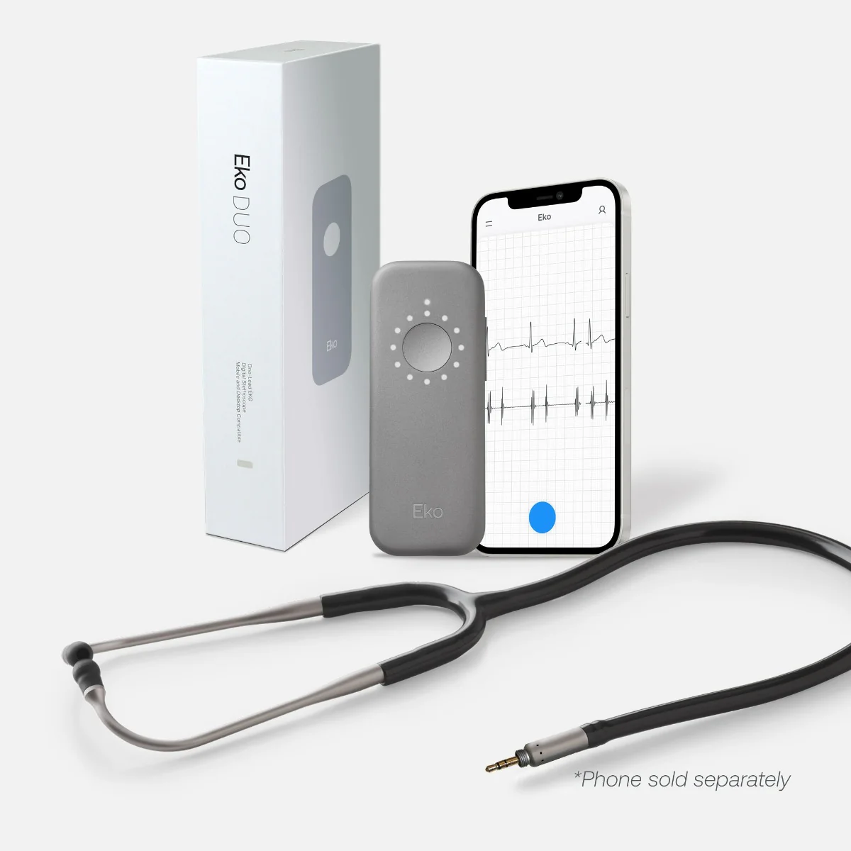 Eko DUO Portable ECG + Digital Electronic Stethoscope [Bluetooth] - Image 5