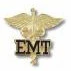 Emblem Pin-EMT on Caduceus - Image 2