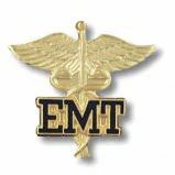 Emblem Pin-EMT on Caduceus - Image 3
