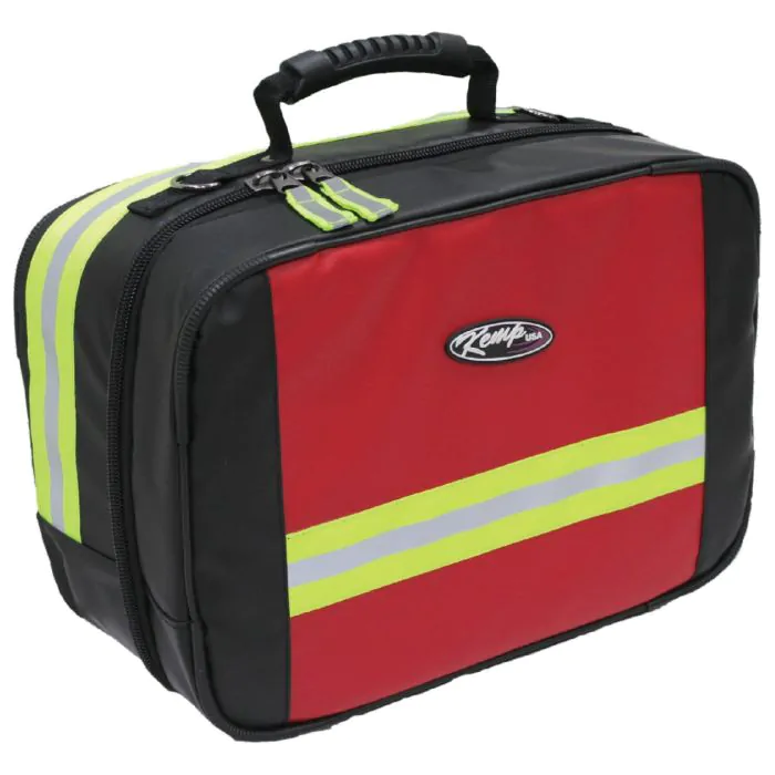 Kemp USA Fluid-Resistant Tarpaulin Responder Bag With Medication Pouches
