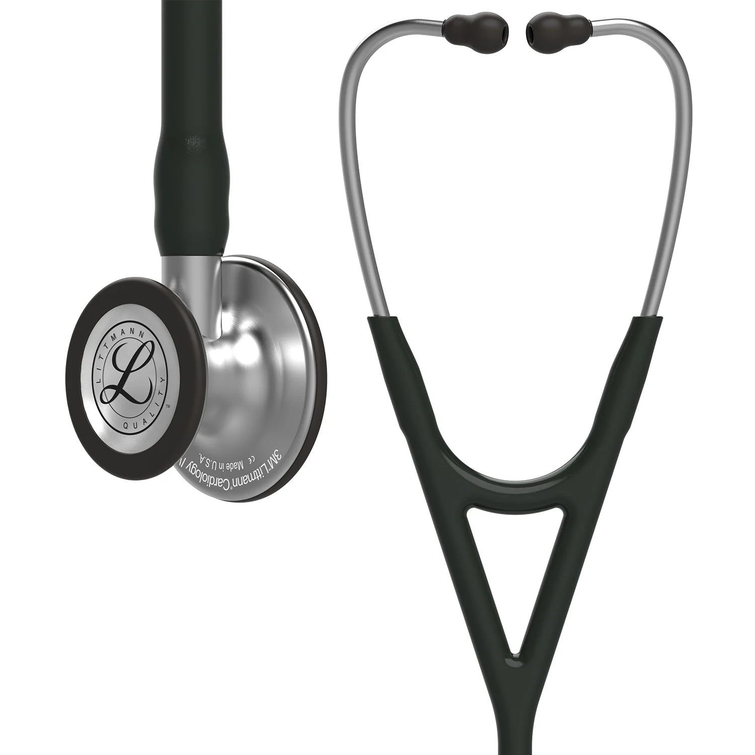 Littmann Cardiology IV Diagnostic Stethoscope: Black 6152 - Over Engraved