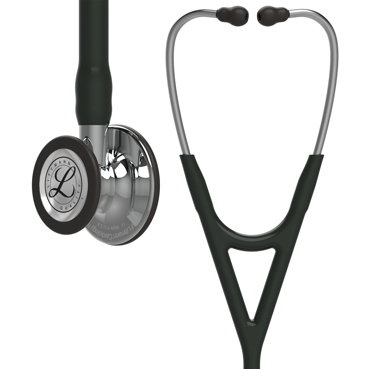 Littmann Cardiology IV Diagnostic Stethoscope: Black & Mirror-Finish 6177 - Over Engraved